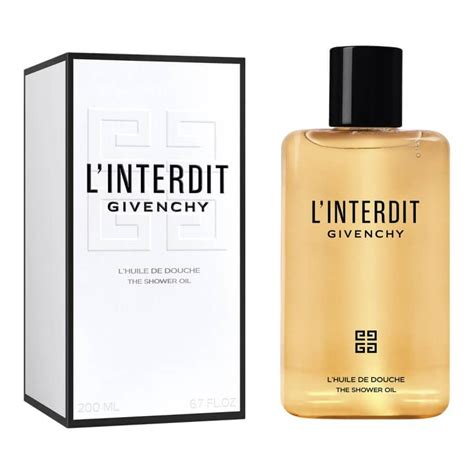 l interdit givenchy model|givenchy l'interdit shower oil.